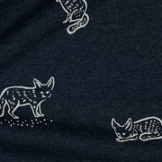JERSEY MELANGE ANIMAL INDIGO MELANGE (thumbnail) #3