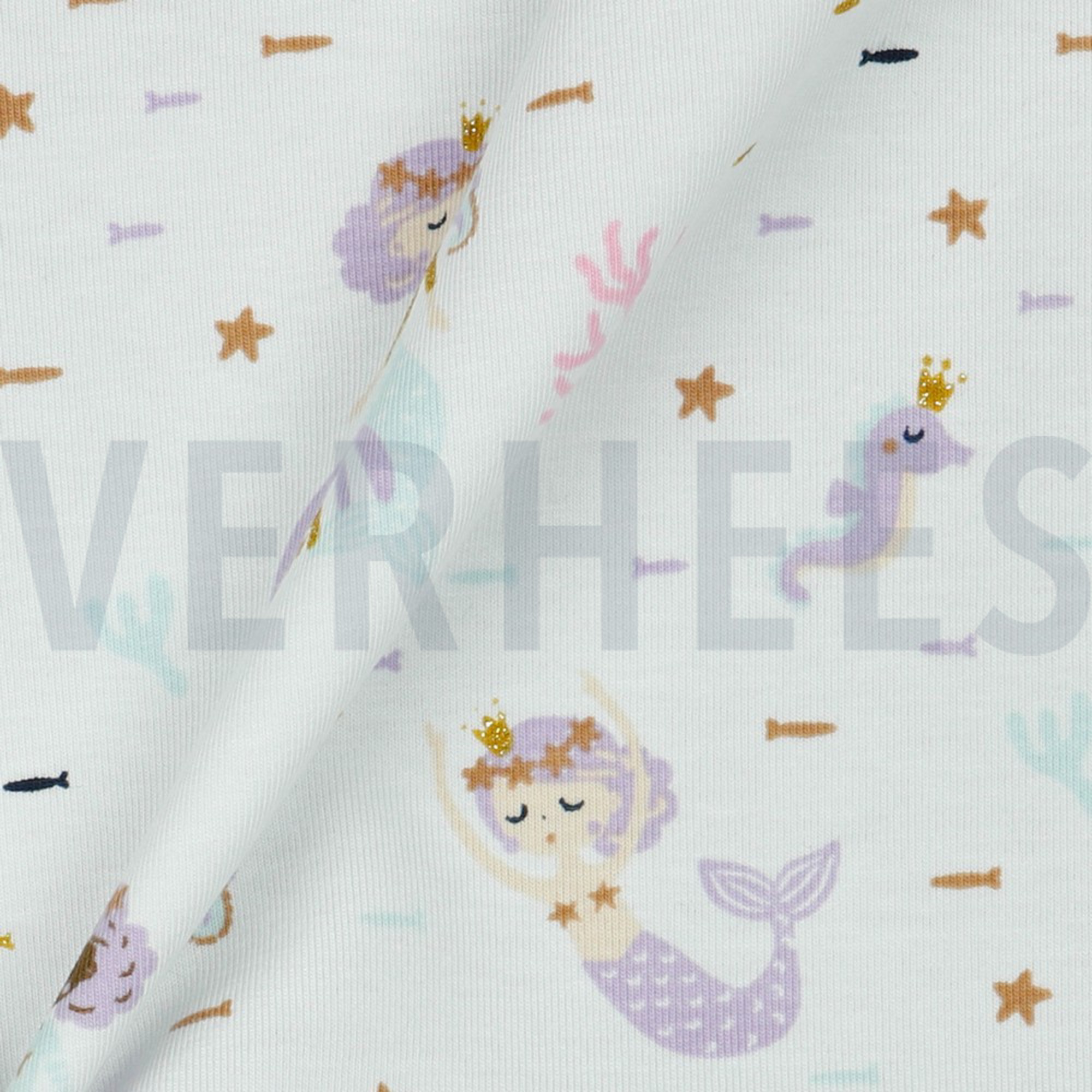 JERSEY GLITTER MERMAIDS WHITE (high resolution) #3