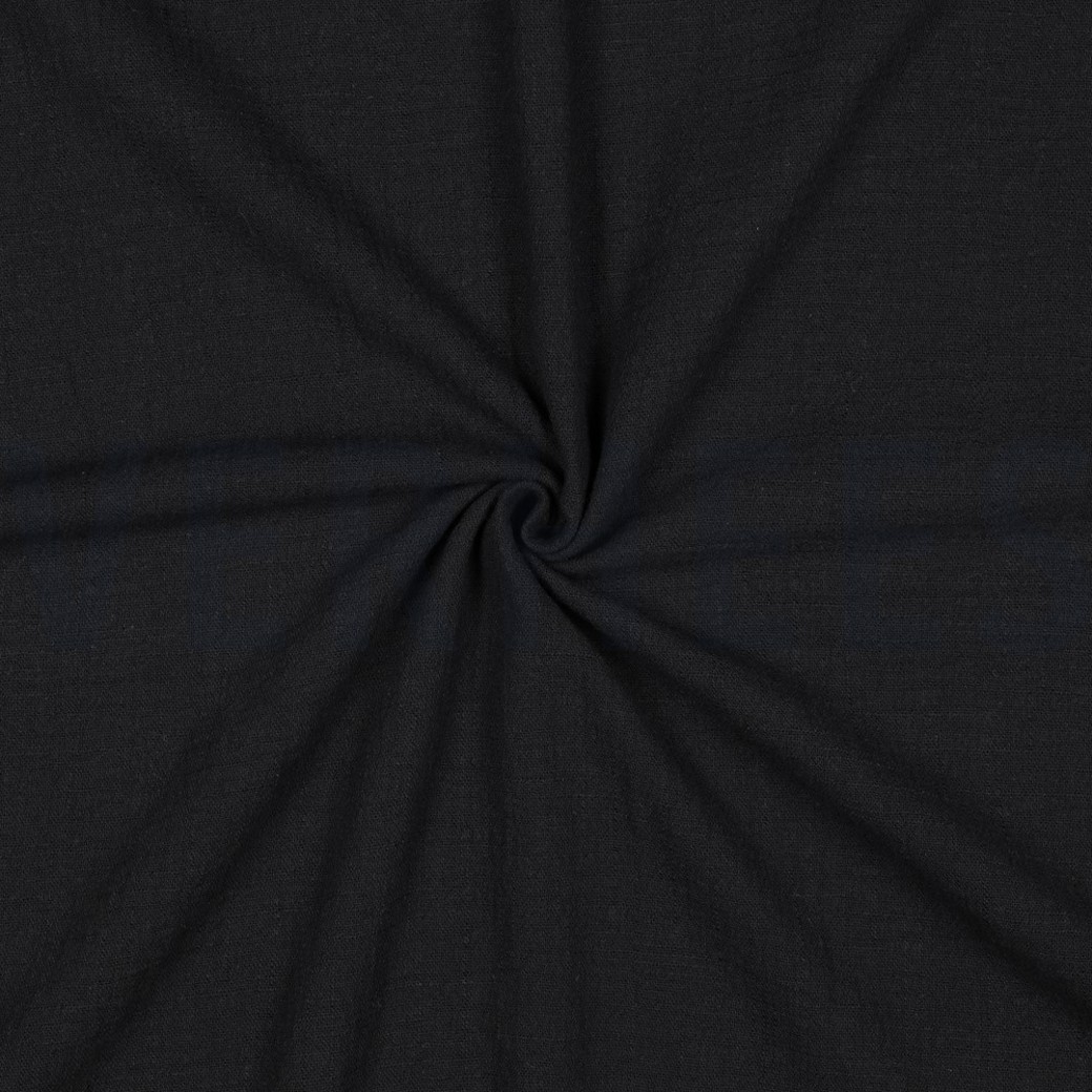COTTON SLUB WASHED BLACK #3