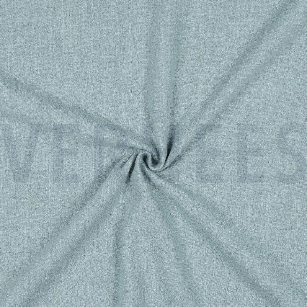 COTTON SLUB WASHED BLUE #3