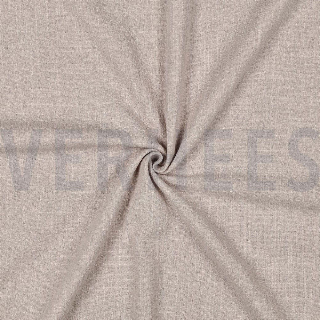 COTTON SLUB WASHED BEIGE #3