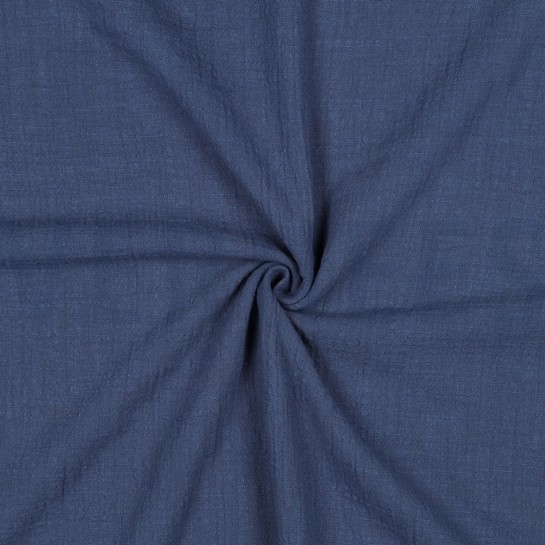 KATOEN SLUB GEWASSEN JEANSBLAUW #7