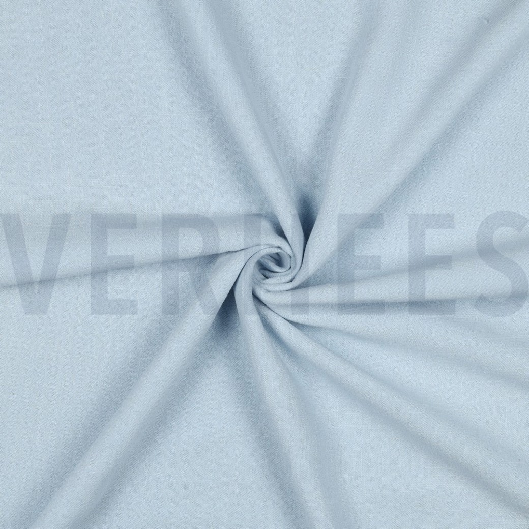 LINEN VISCOSE WASHED LIGHT BLUE #3