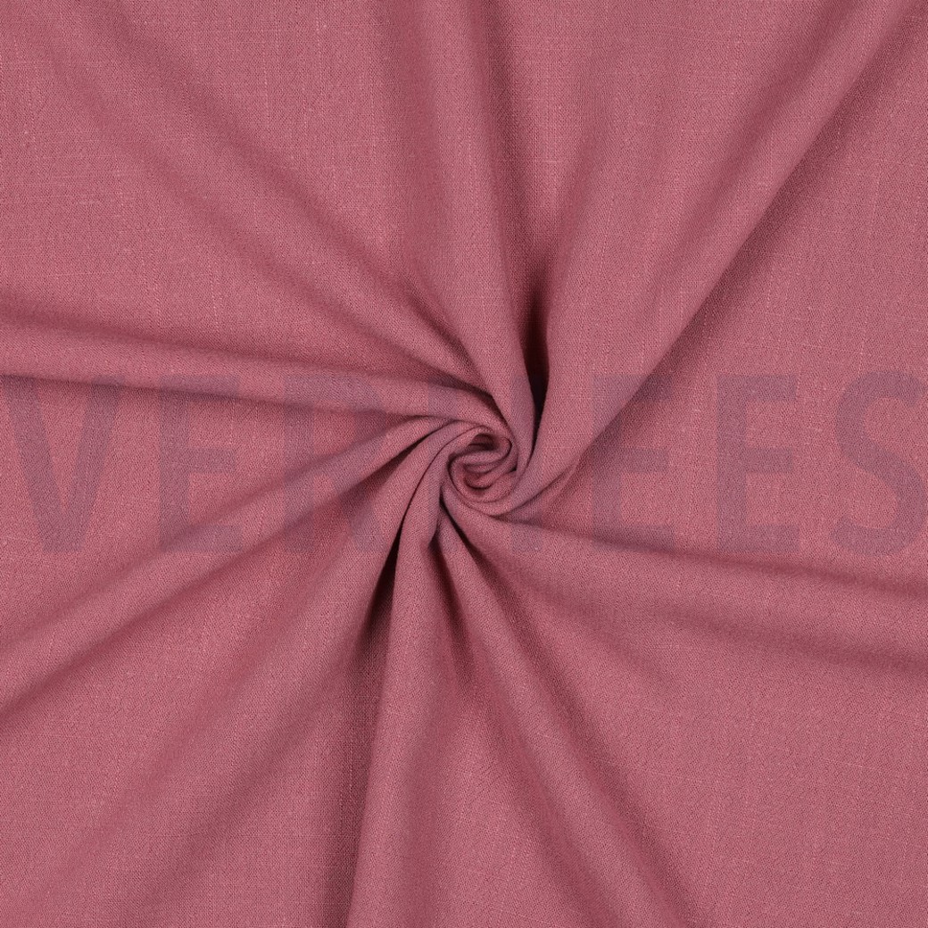 LINEN VISCOSE WASHED OLD PINK #3