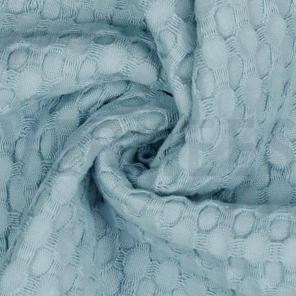 BIG WAFFLE LIGHT BLUE #3