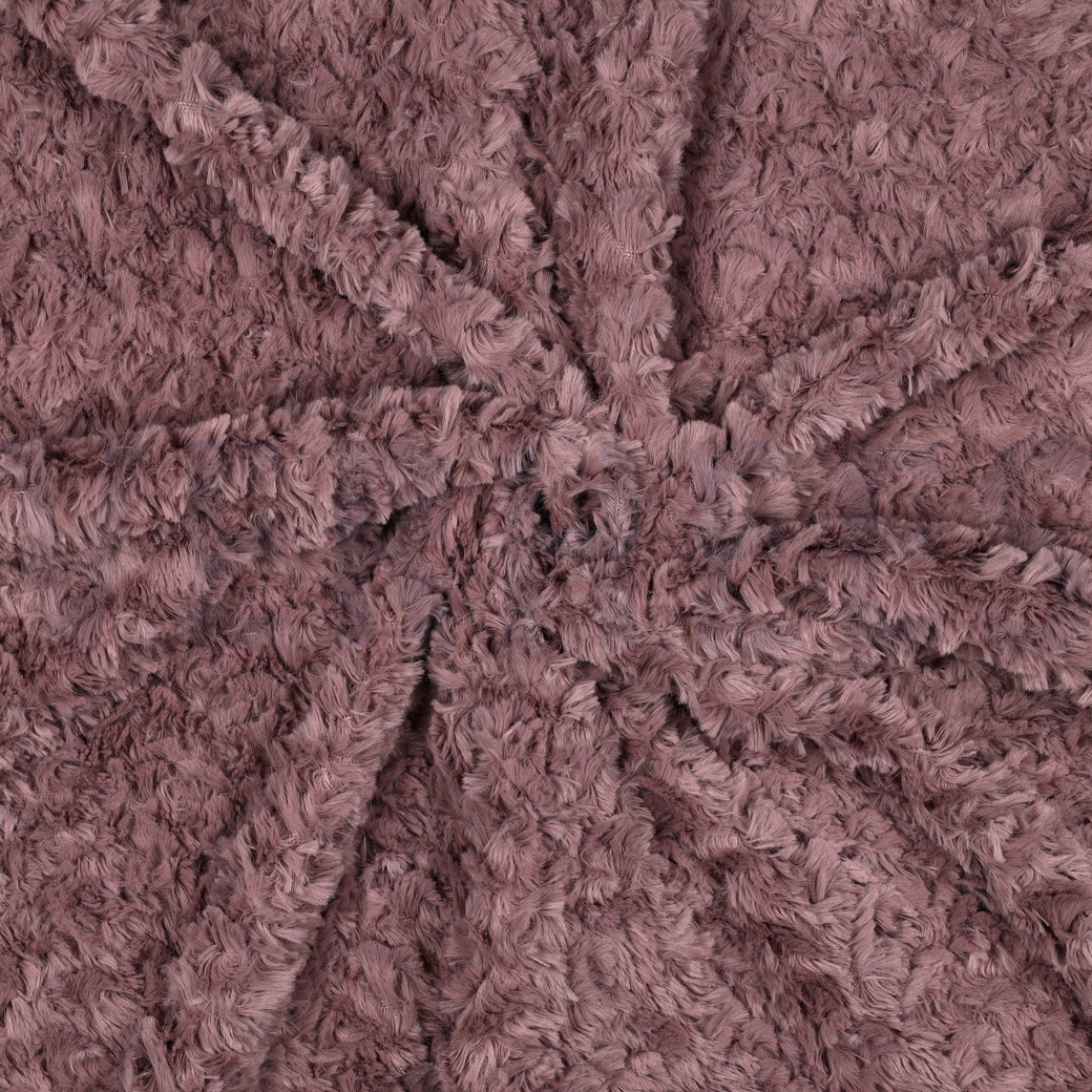 FAUX FUR MAUVE #3