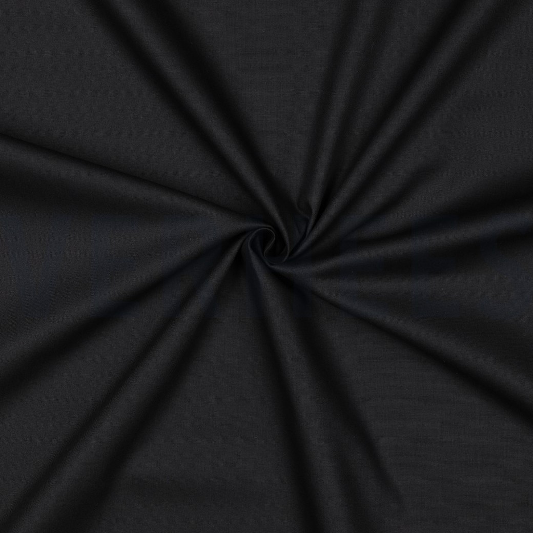 POPLIN GOTS BLACK #3