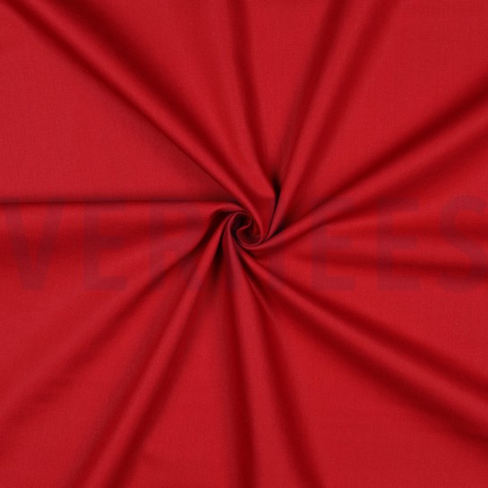 POPLIN GOTS DARK RED #7