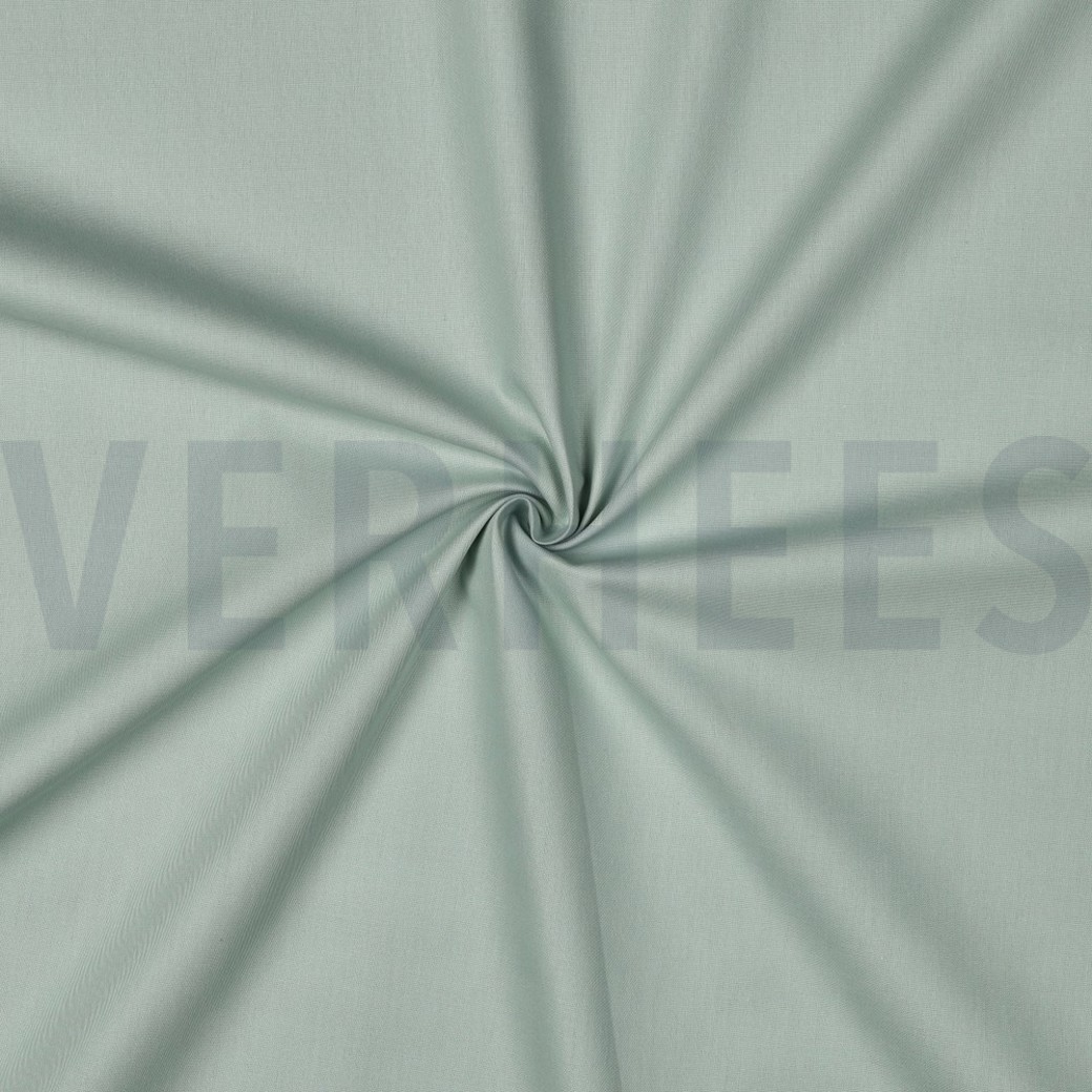 POPLIN GOTS LIGHT GREEN #3