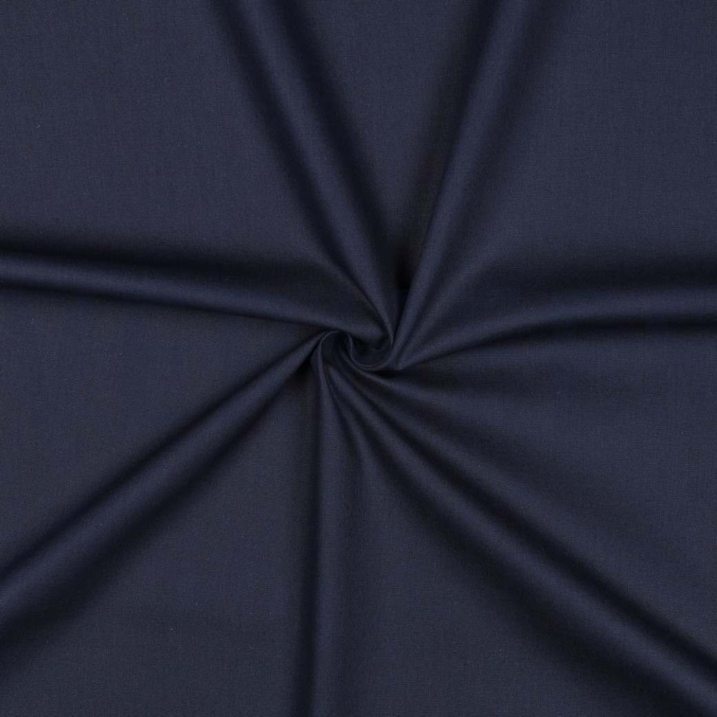 POPLIN GOTS NAVY #3