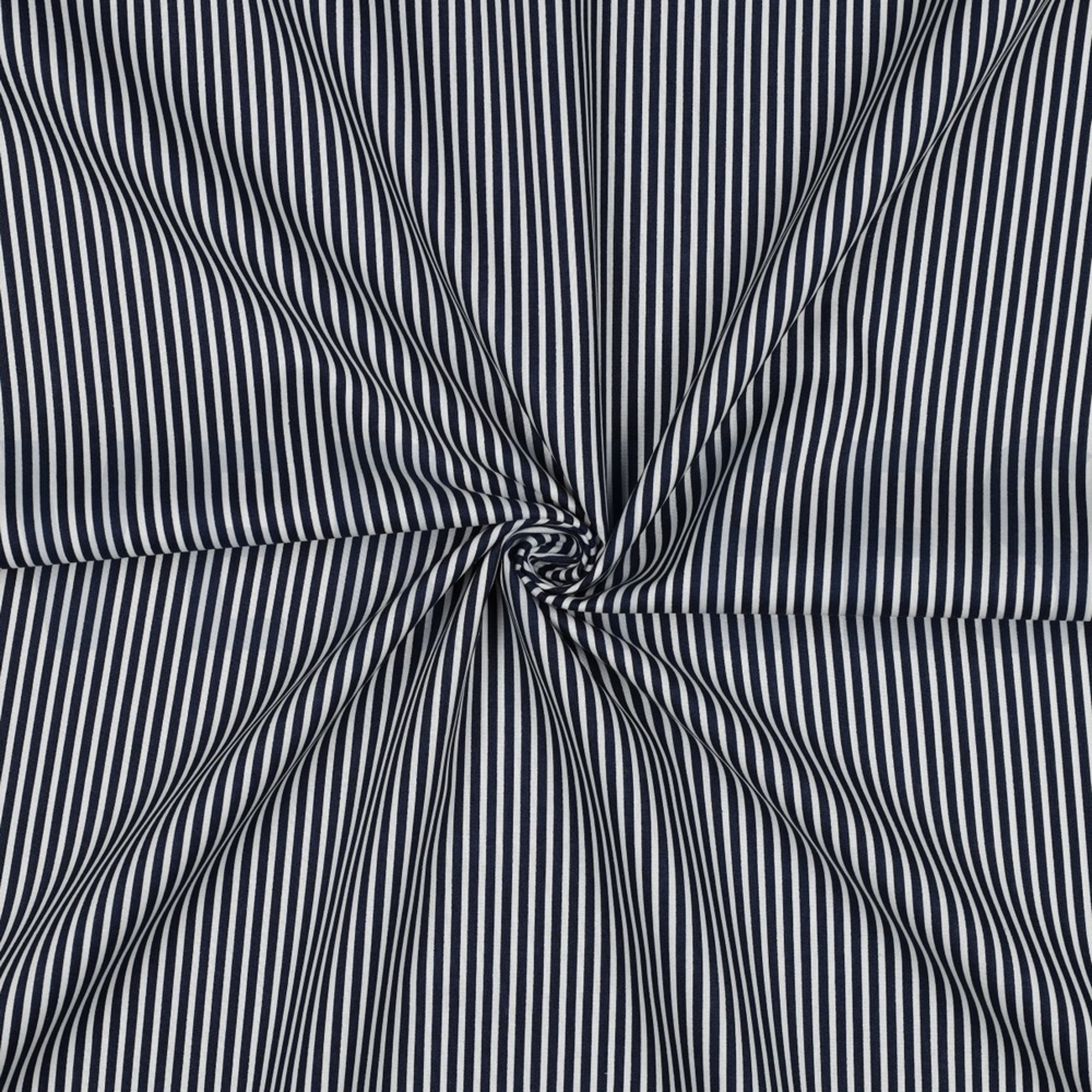 POPLIN STRIPE NAVY (high resolution) #3