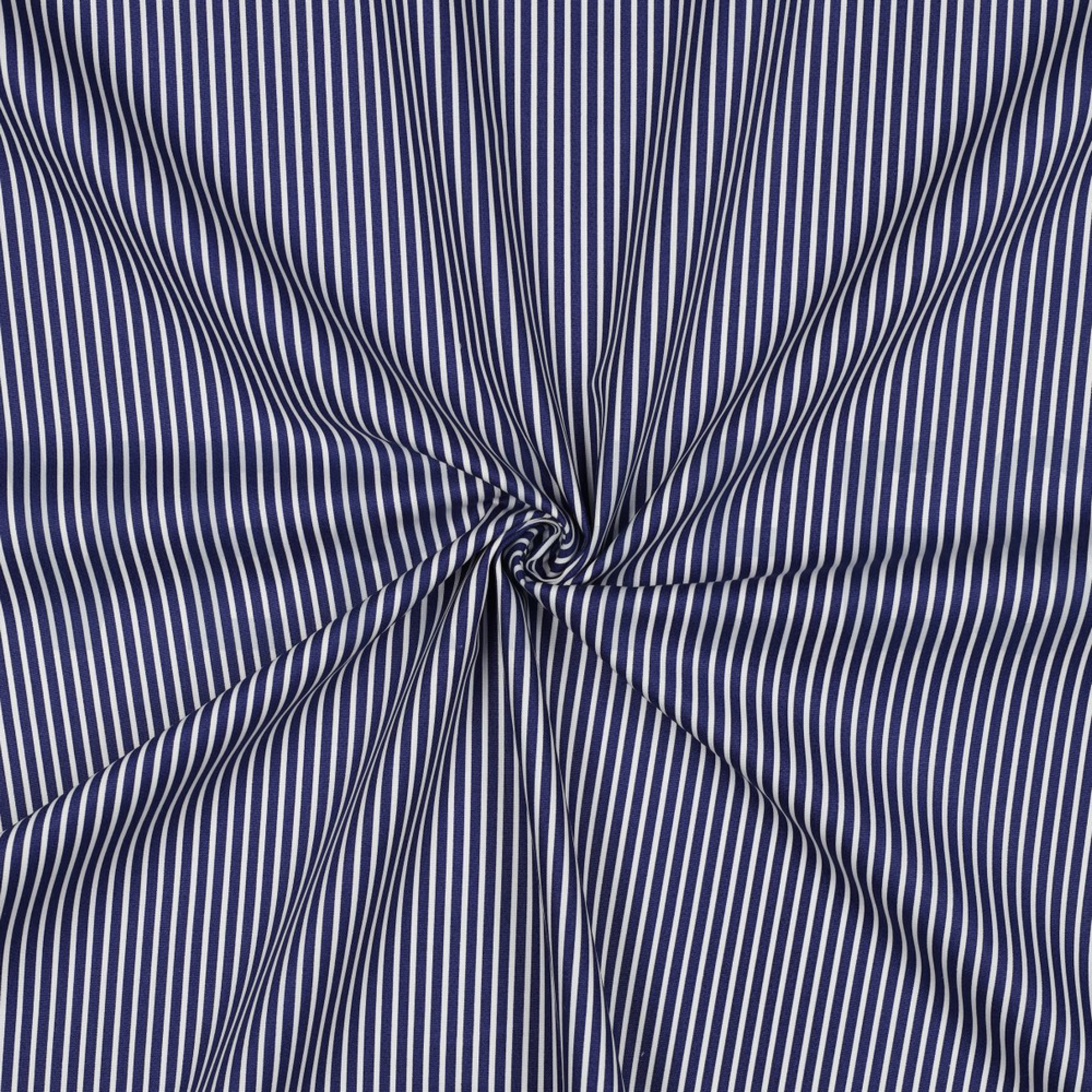 POPLIN STRIPE COBALT (high resolution) #3