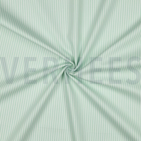 POPLIN STRIPES MINT #7
