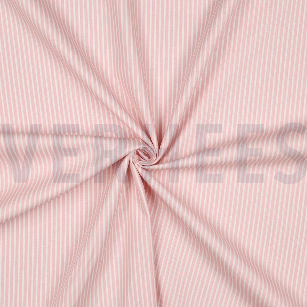 POPLIN STRIPE OLD ROSE #3