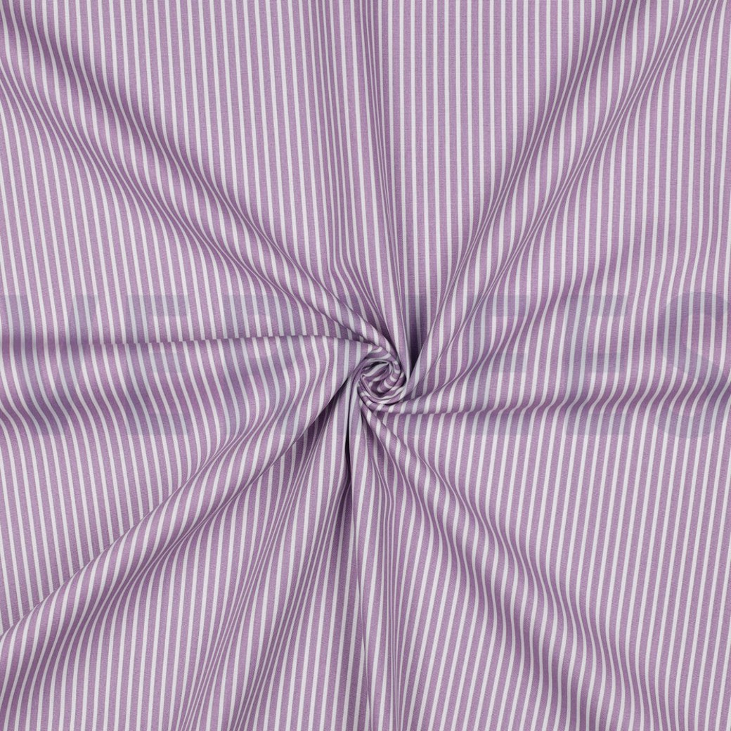 POPLIN STRIPE LILAC #3