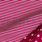 POPLIN STRIPE CERISE (thumbnail) #3