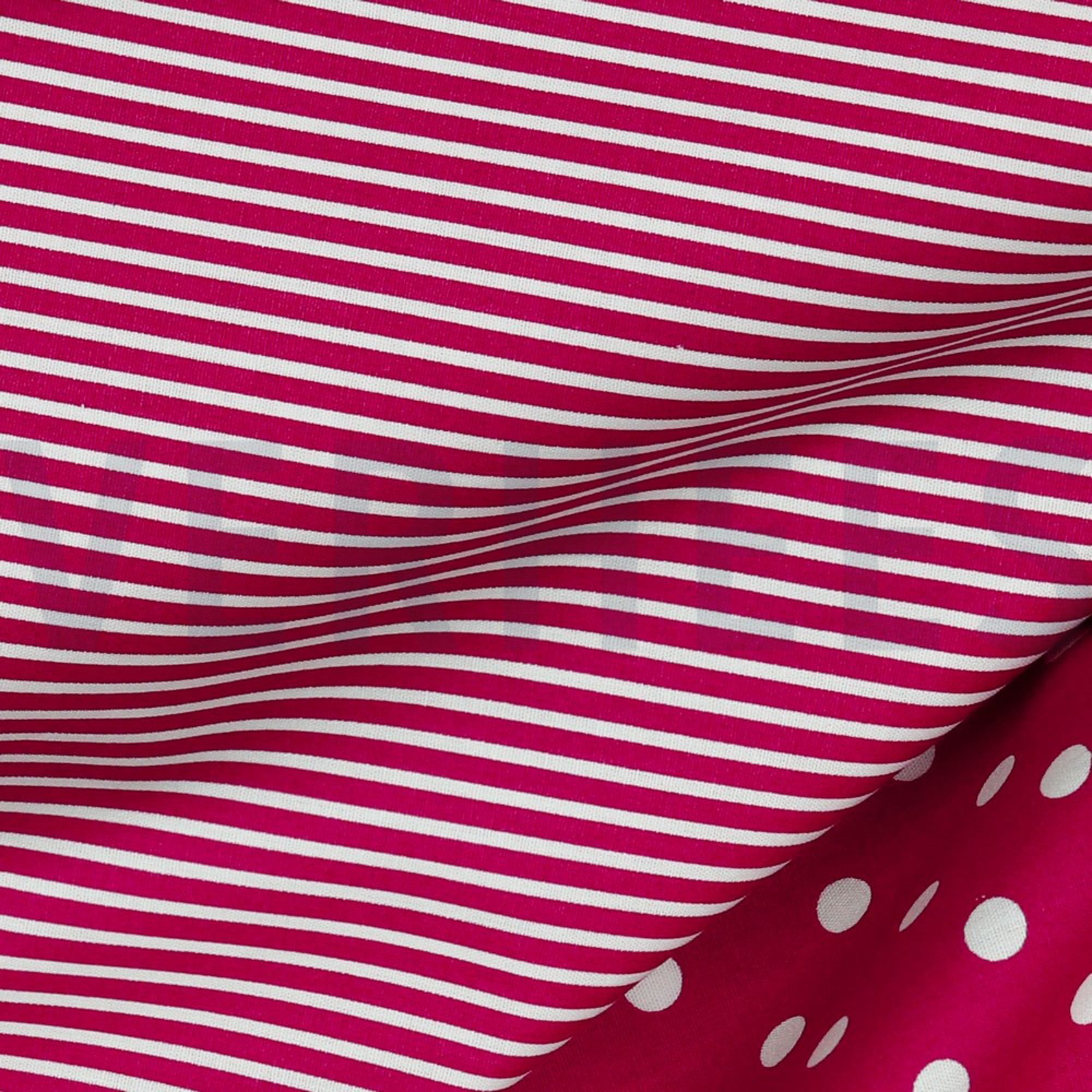 POPLIN STRIPE CERISE (high resolution) #3