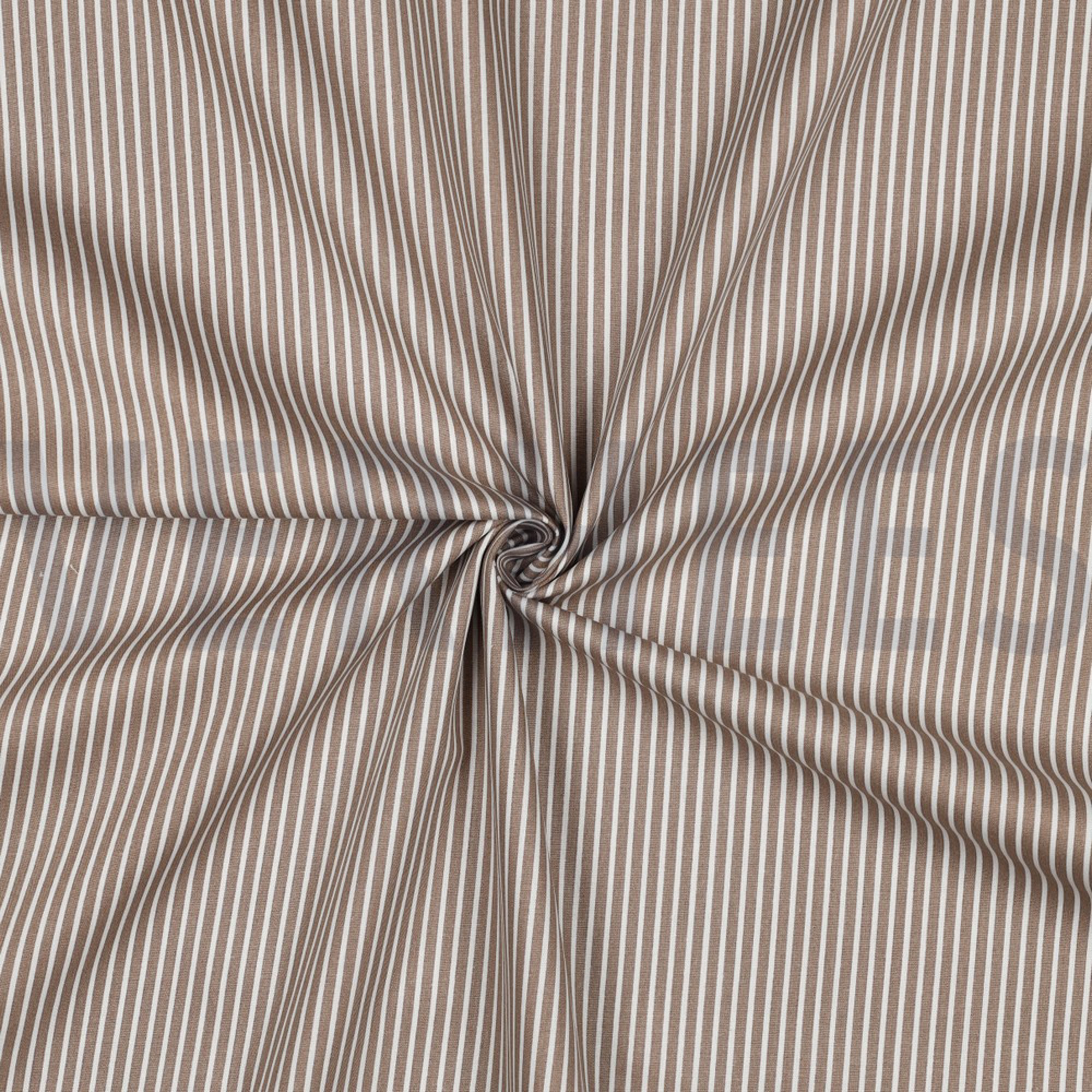 POPLIN STRIPE TAUPE (high resolution) #3