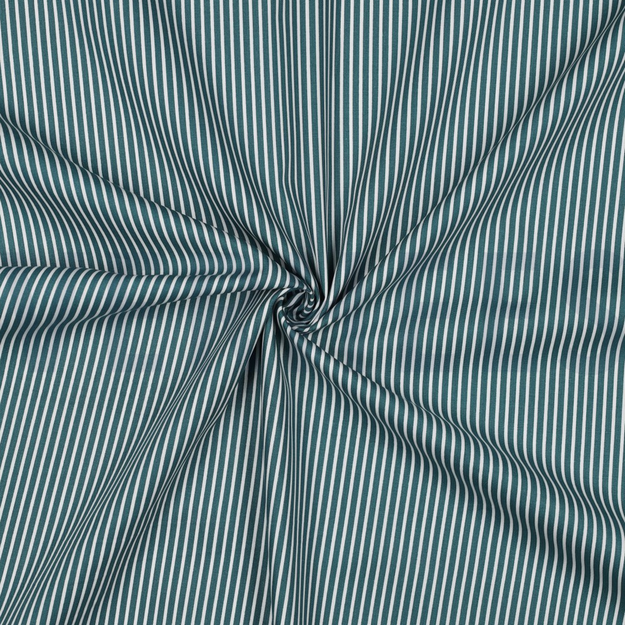POPLIN STRIPE PETROL (high resolution) #3
