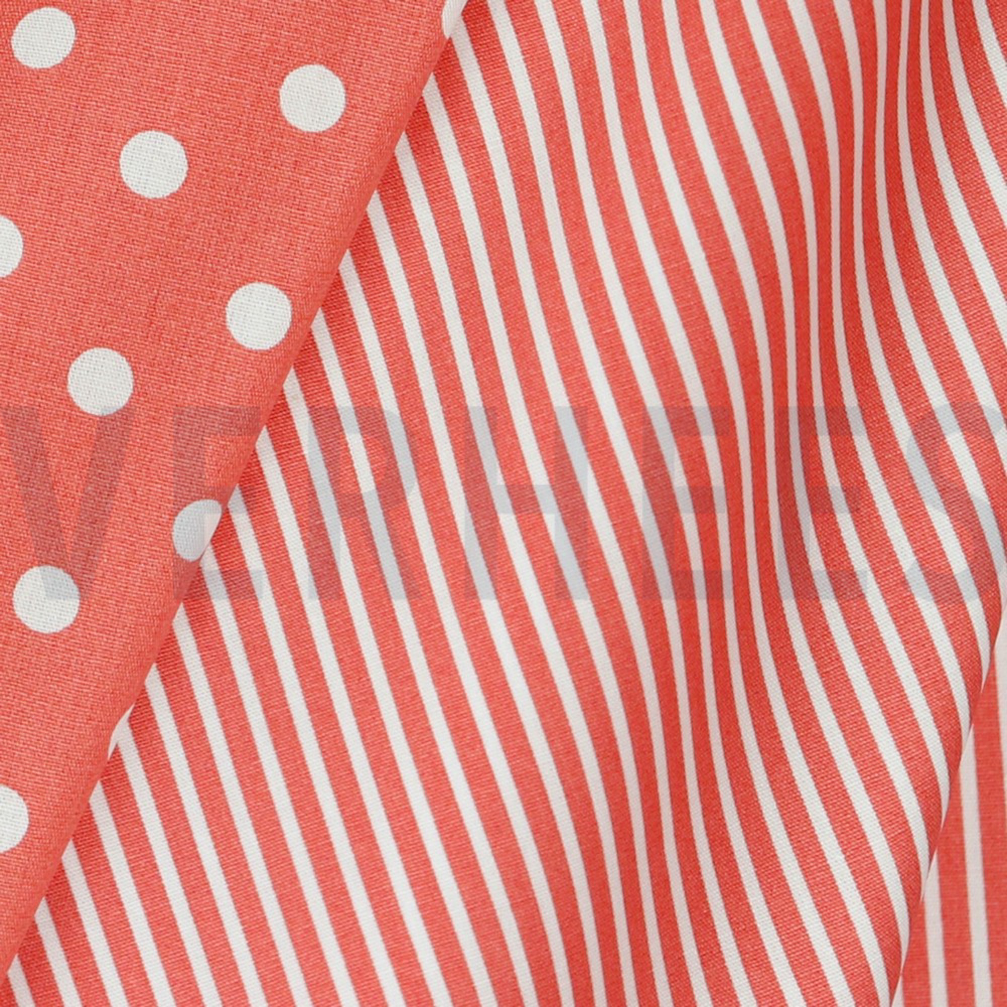 POPLIN STRIPE CORAL (high resolution) #3