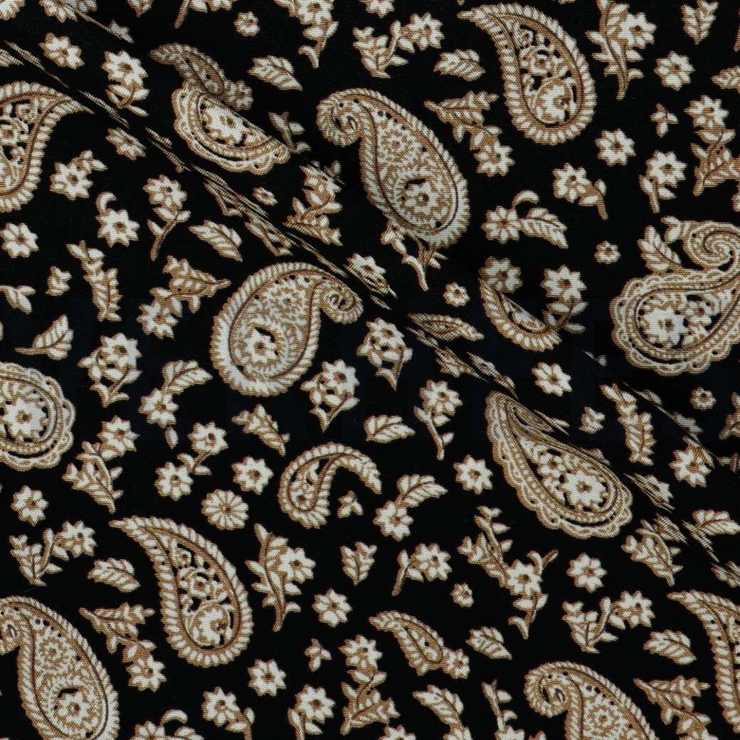 RADIANCE PAISLEY BLACK #3
