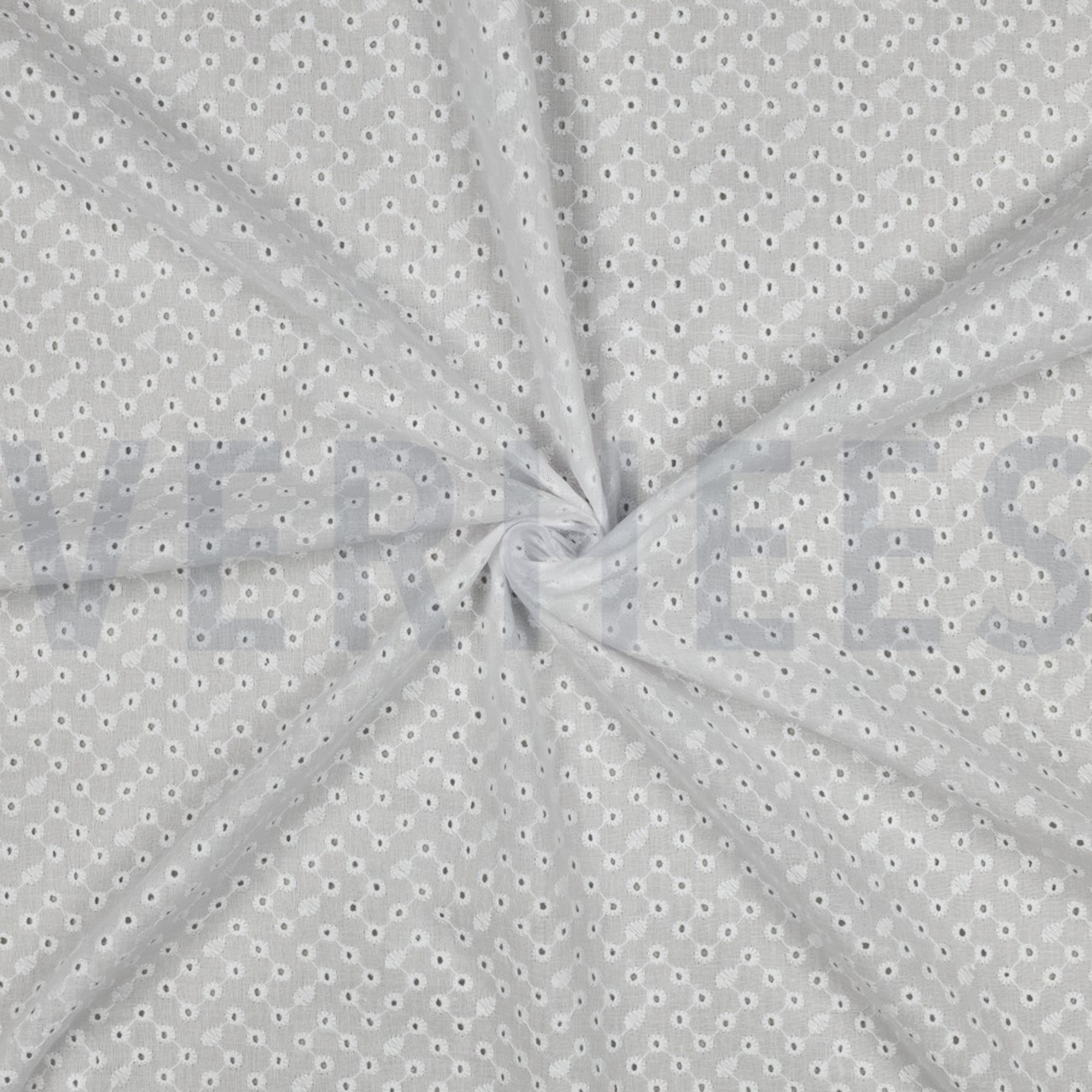 COTTON EMBROIDERY TWO-SIDE SCALLOP WHITE (high resolution) #3