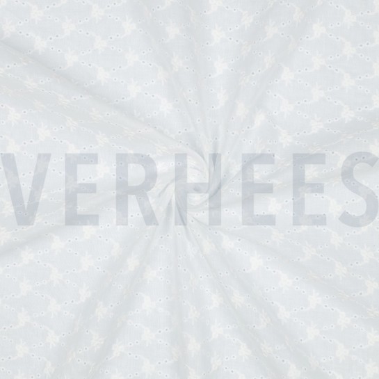 KATOEN EMBROIDERY TWEEZIJDS GOLF WIT #7