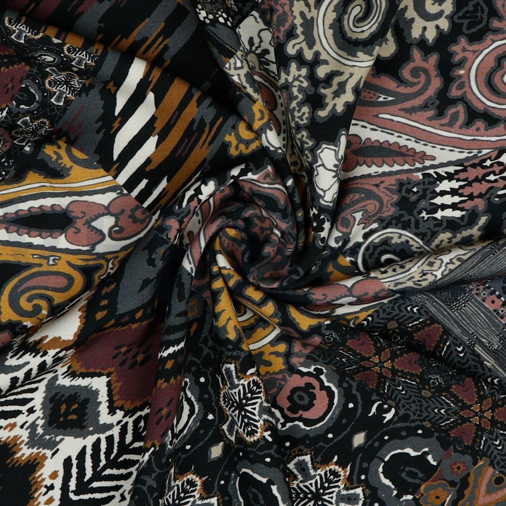 RADIANCE DIGITAL ETHNIC PATCH DARK GREY #3