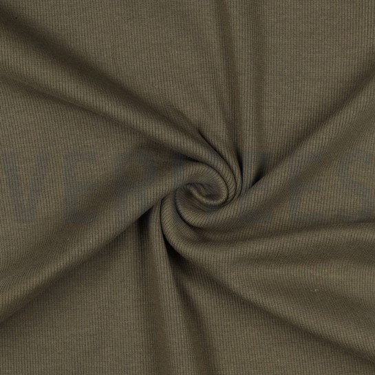RIB TUBE GOTS ARMY GREEN #7