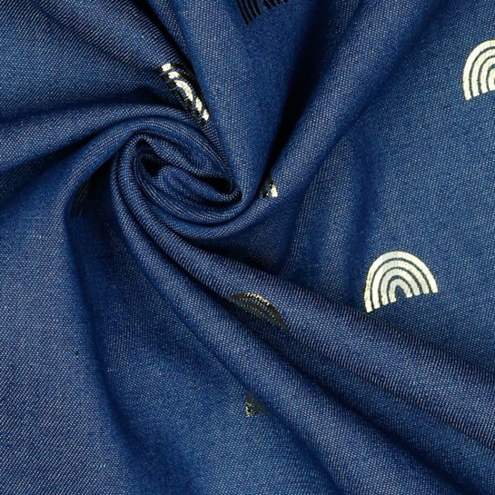 JEANS RAINBOW FOIL INDIGO DARK BLUE #7