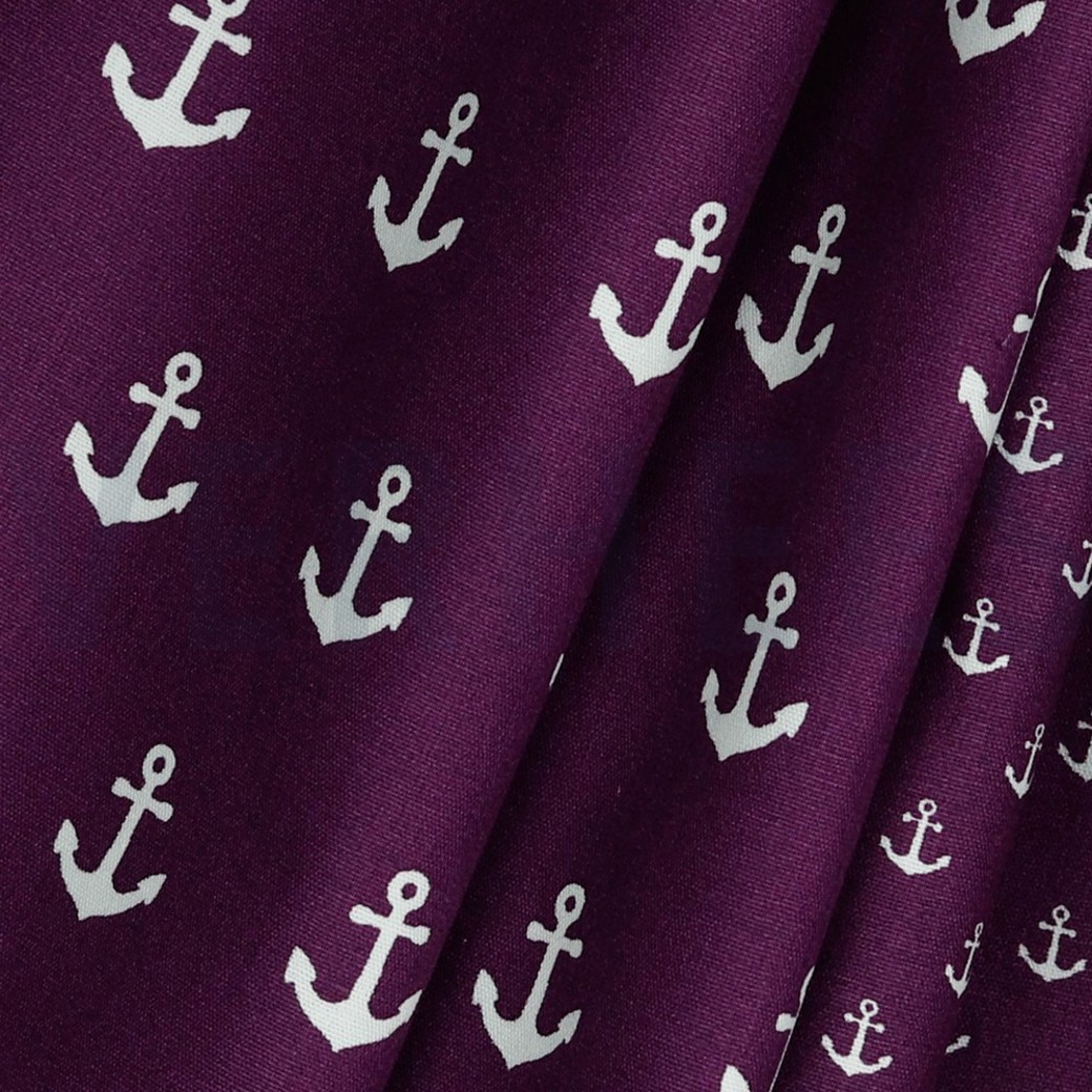 POPLIN ANCHOR PURPLE #3
