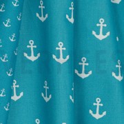 POPLIN ANCHOR TURQUOISE (thumbnail) #3