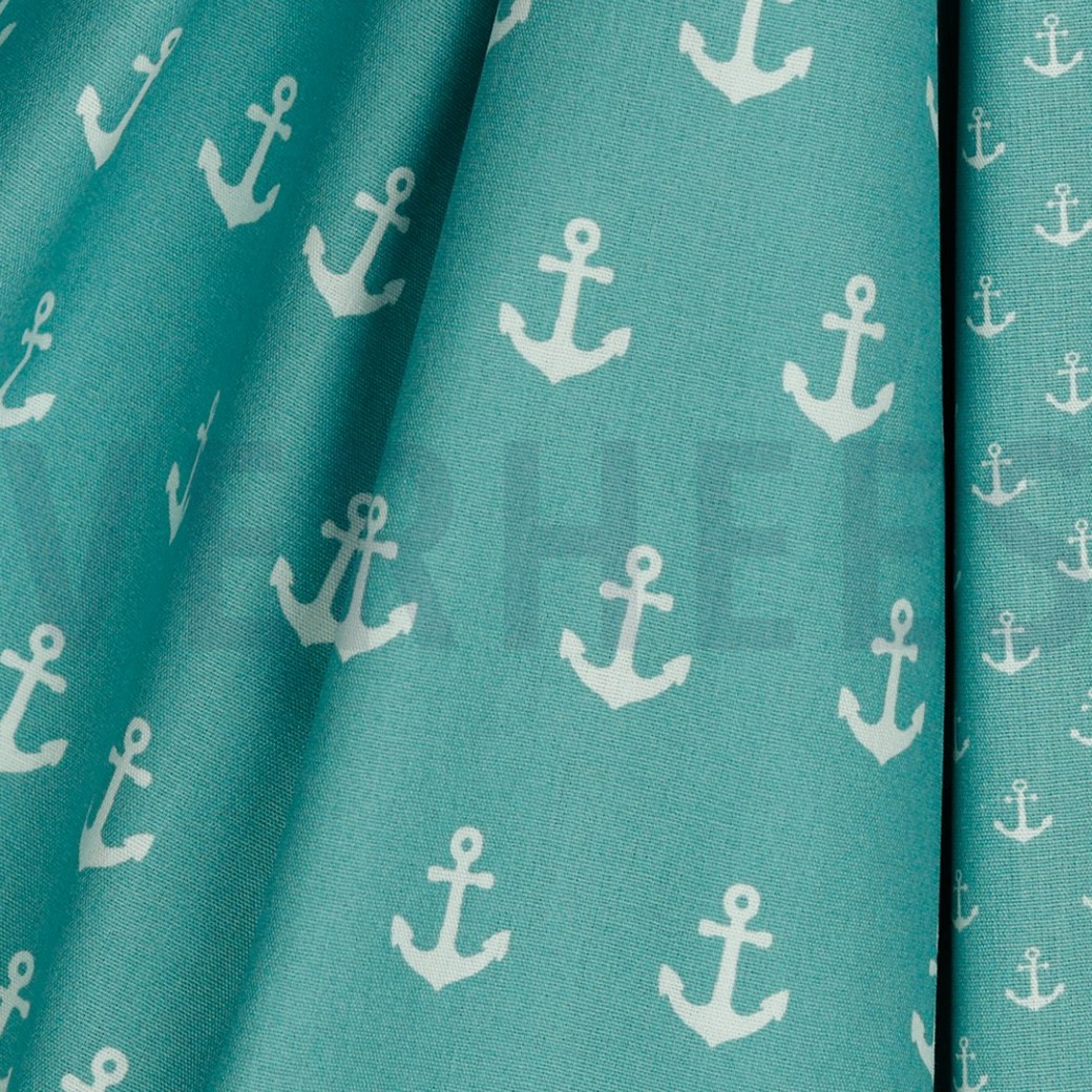 POPLIN ANCHOR OLD GREEN #3