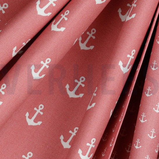 POPLIN ANCHORS BLUSH #7