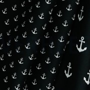 POPLIN PETIT ANCHOR BLACK (thumbnail) #3