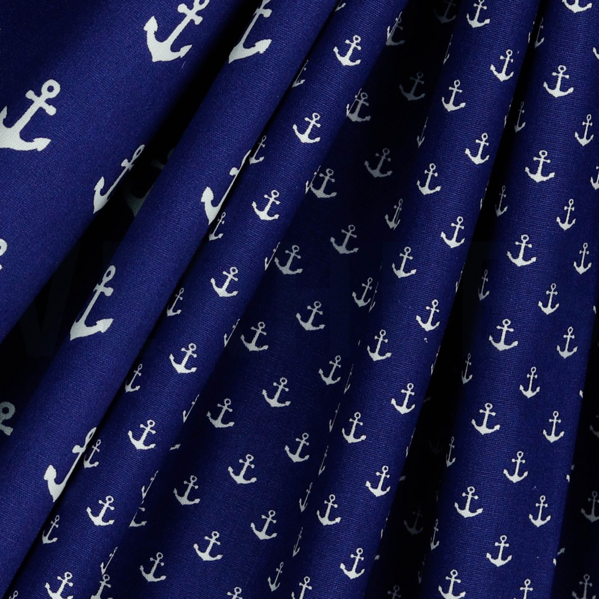 POPLIN PETIT ANCHOR COBALT (high resolution) #3