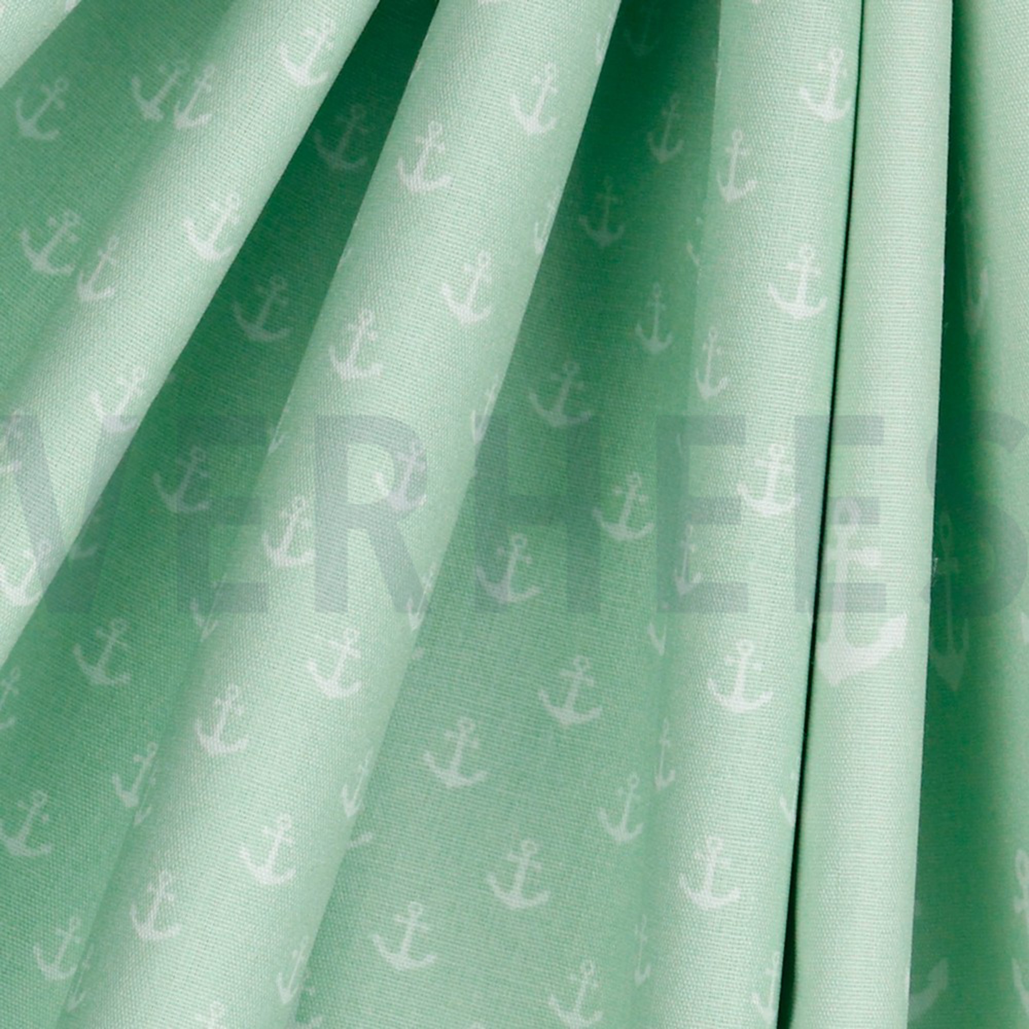 POPLIN PETIT ANCHOR MINT (high resolution) #3