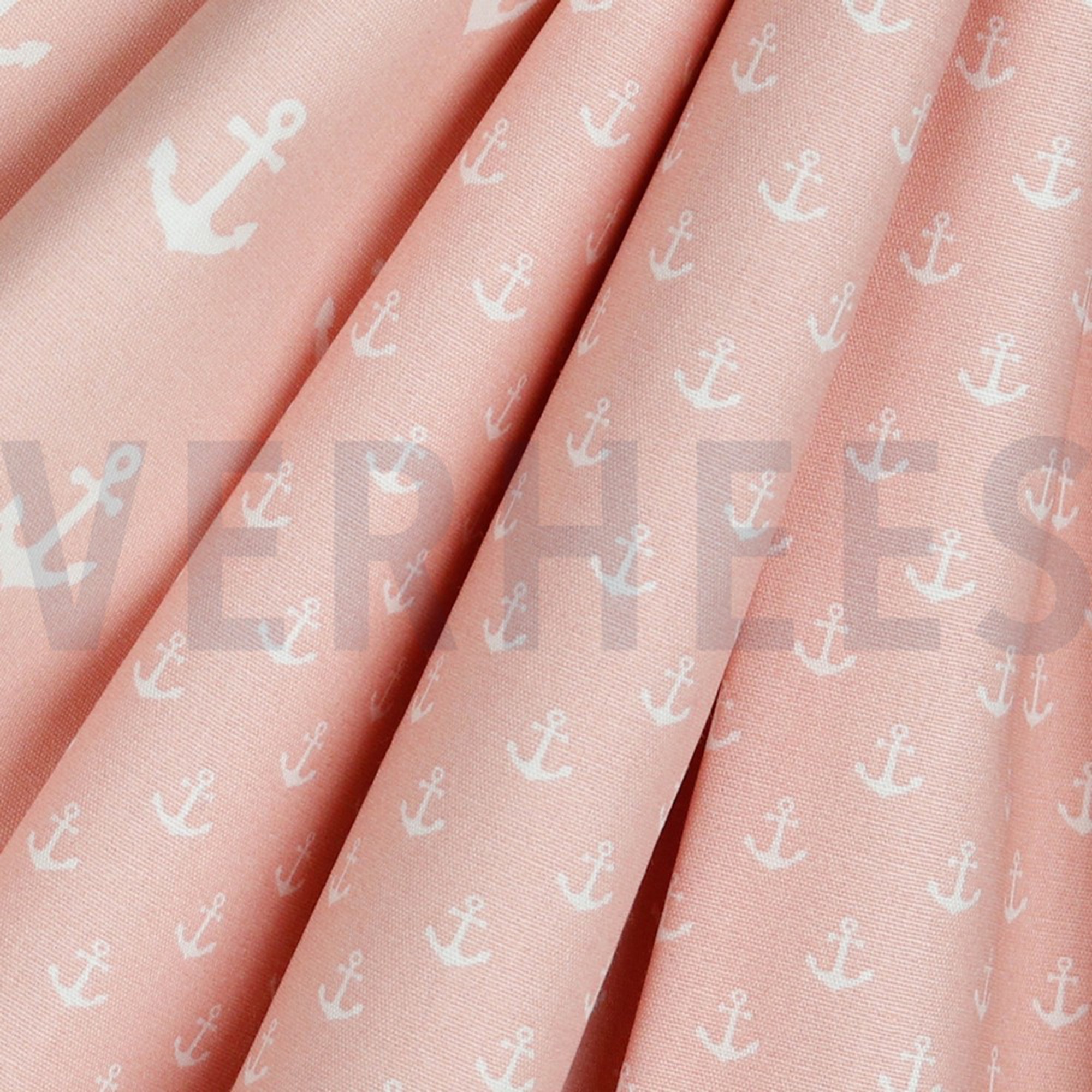 POPLIN PETIT ANCHOR OLD ROSE (high resolution) #3