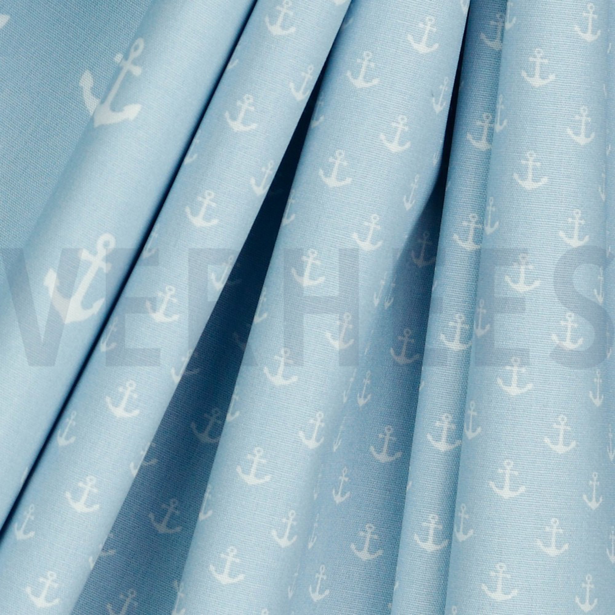 POPLIN PETIT ANCHOR LIGHT BLUE (high resolution) #3