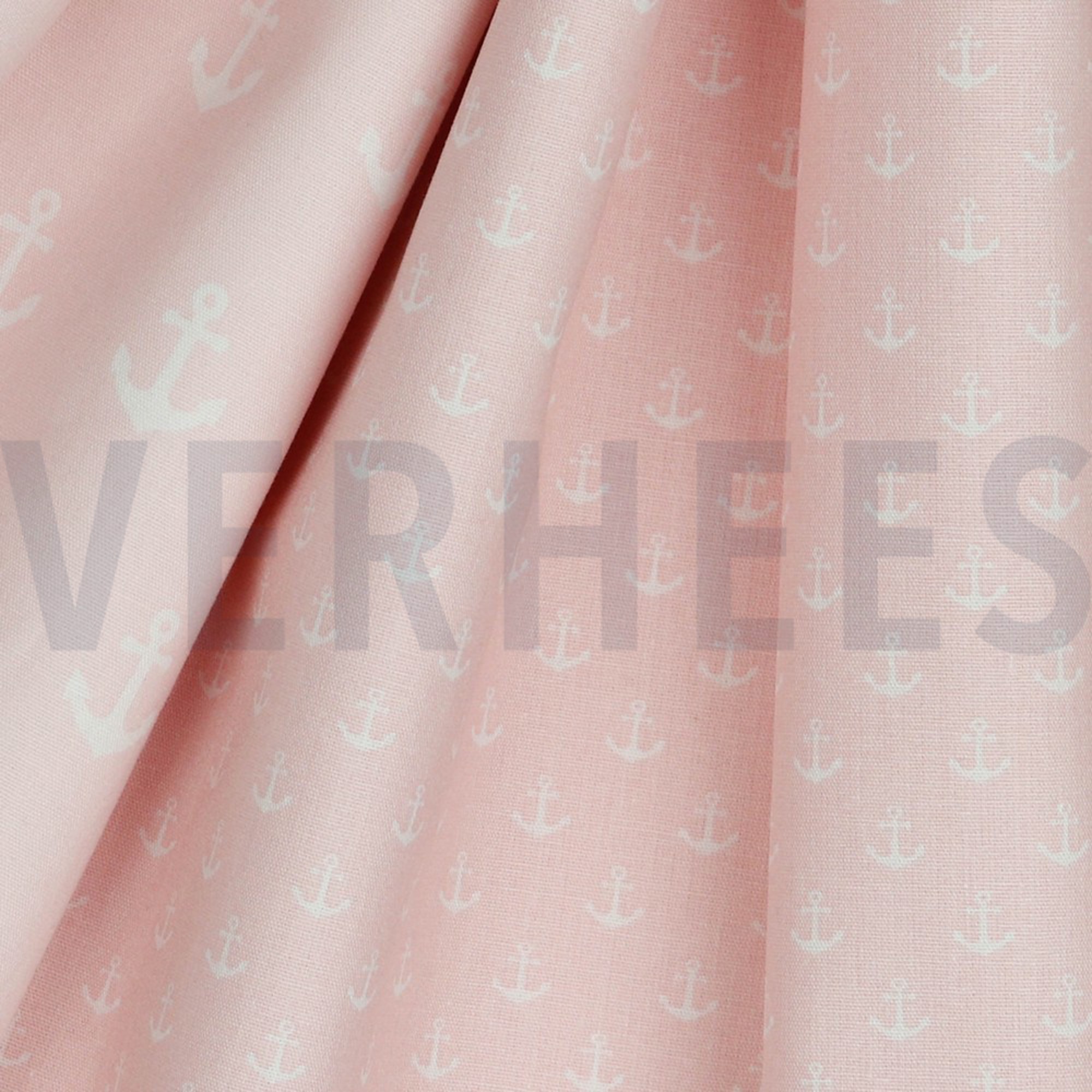POPLIN PETIT ANCHOR LIGHT ROSE (high resolution) #3