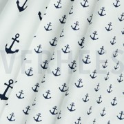 POPLIN PETIT ANCHOR WHITE/NAVY (thumbnail) #3