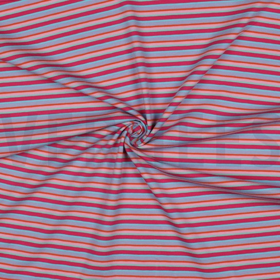 COTTON JERSEY YARN DYED STRIPES MULTICOLOUR #7