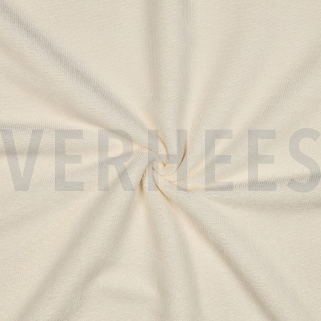 TERRY VELVET BAMBOO ECRU #3