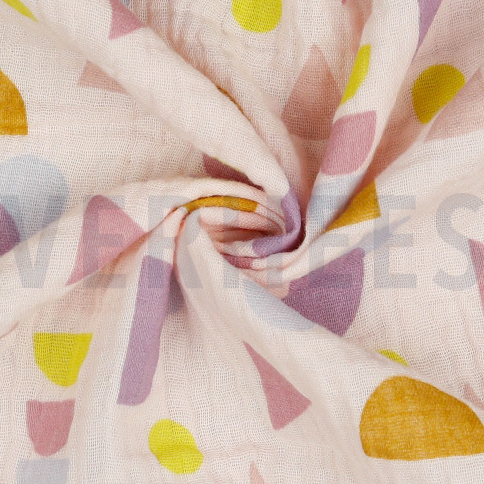 DOUBLE GAUZE GOTS DOTS LIGHT ROSE (high resolution) #3
