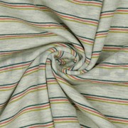 FRENCH TERRY STRIPES GREY MELANGE (thumbnail) #3