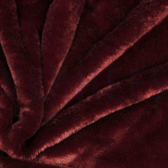 FAUX FUR BORDEAUX #7