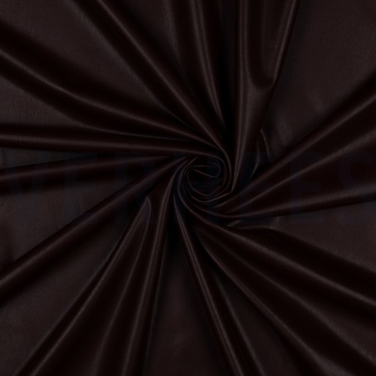 FAUX LEATHER SOFT STRETCH BORDEAUX #7