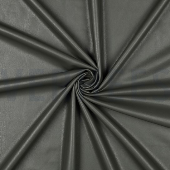 IMITATIELEER ZACHT STRETCH LEGERGROEN #7