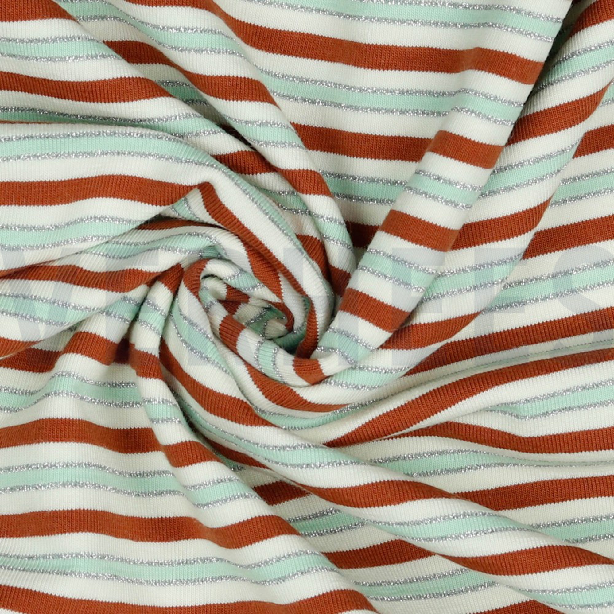 JERSEY STRIPES LUREX TERRA/SILVER (high resolution) #3