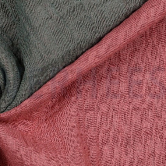 DOPPELSEITIGE MUSSELIN GOTS DUNKELGRAU #7